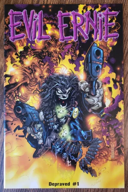 Evil Ernie: Depraved #1 ~ Dynamic Forces Variant Cover ~ Vf/Nm 1999 Chaos! Comic