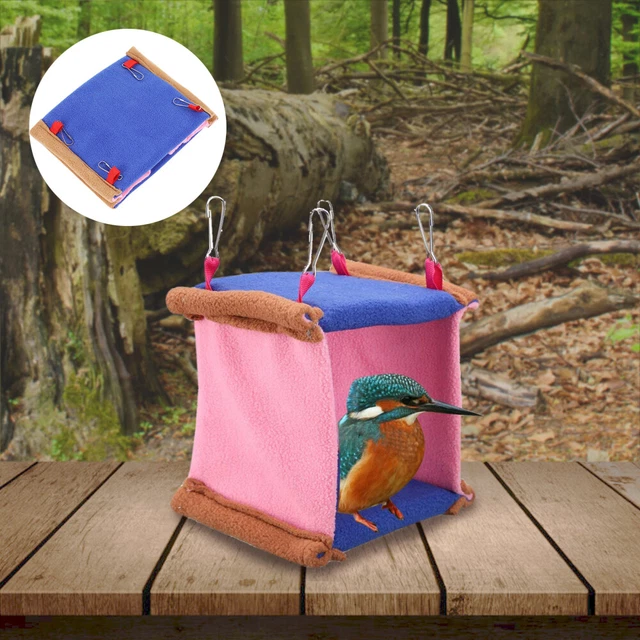 Pet Bird Warm Nest Hängematte Winter Papageienkäfig Pet Hanging Cave Hanging Bed