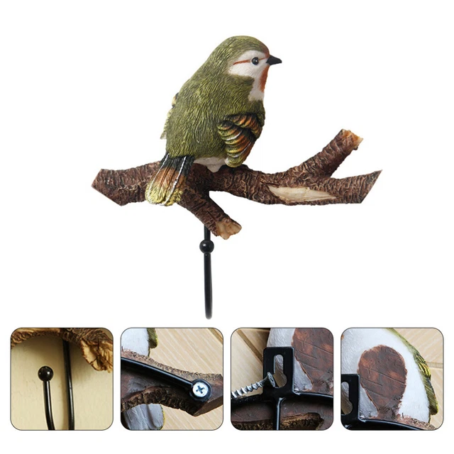 Ländliche Wand montiert Haken Vogel Kleiderbügel dekorative Wandverzierung für