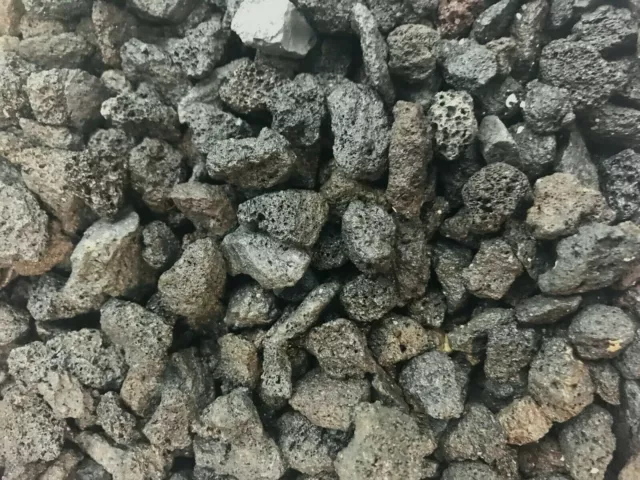 100 lave noire pierre volcanique 1/3 pouzzolane decors aquascaping nano aquarium