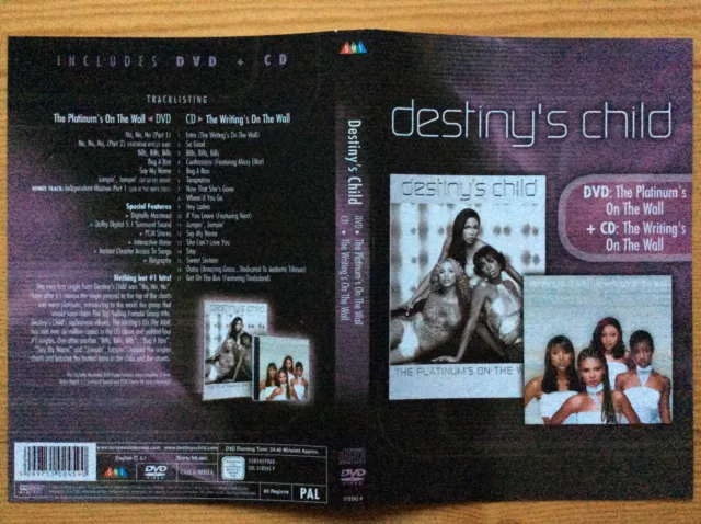 DVD + CD „Destiny's Child - The Platinum's On The Wall“ vgl Beyonce Spice Girls