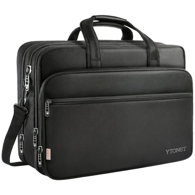 17 INCH LAPTOP Bag, Expandable Briefcases for Men Women, Water ...