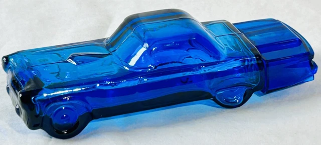 1957 Ford Thunderbird 70s Vtg Avon Blue Decanter Aftershave Cologne Bottle Empty 1957 Ford Thunderbird 70s Vtg Avon Blue Decanter Aftershave Cologne Bottle Empty