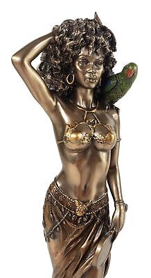 ORISHA OSHUN Goddess of Love Yoruba African Statue Sculpture Antique Bronze Fnsh