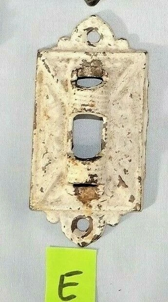 Cast Iron Oil Kerosene Wall Bracket Mount Hinge Restore Part E Vtg Antique