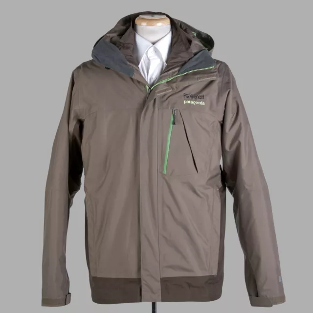 Patagonia Abrigo Pequeño para Hombre Marrón Tostado Snowshot 3 in 1 h2no Capucha