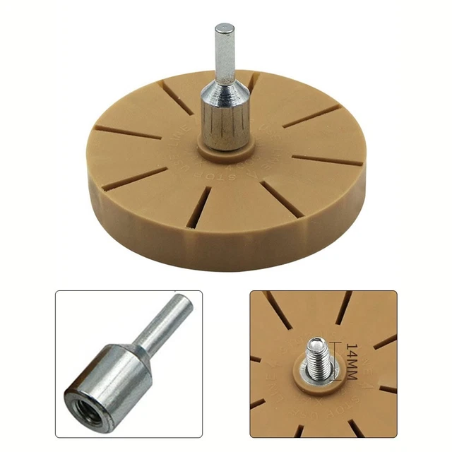 1 pz ruota di degmollamento 3,5 pollici 4000 giri/min rimozione hardware strumento adesivo