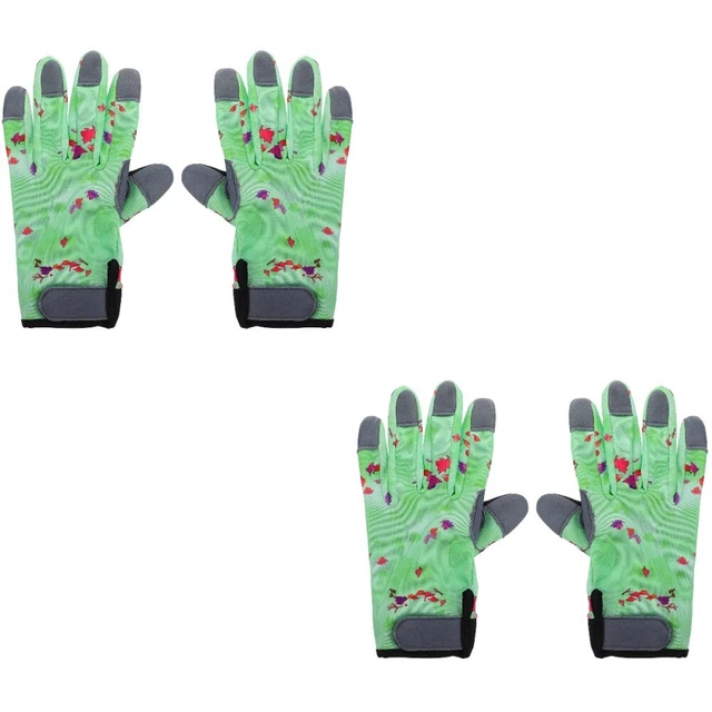 2 Pairs Gardening Gloves Welding Gauntlets Accessories Food Outdoor