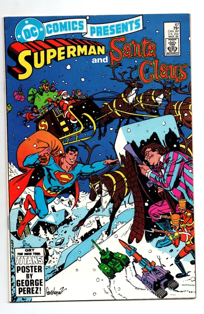 DC Comics Presents #67 -  Superman & Santa Claus - Christmas - 1984 - VF