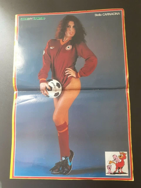POSTER STELLA CARNACINA ROMA GUERIN SPORTIVO MISURE 45x31 CM EUR 6