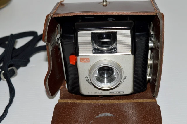 Appareil Photo Vintage Kodak Brownie Starlet – Collection Rétro Avec étui Et Sacoche, Parfait Pour La Déco Ou Les Passionnés