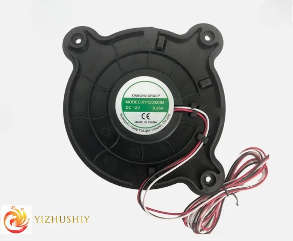 POWERYEAR 12CM Cooling Fan - DC12V 0.35A 2-Wire Computer Fan