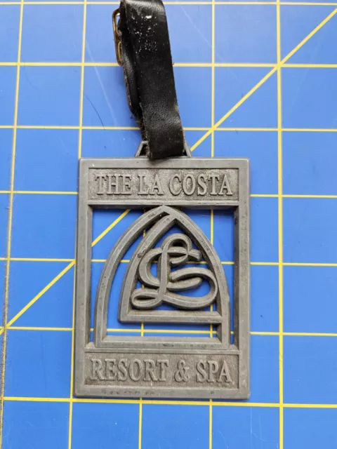 The La Costa Resort & Spa Heavy Metal Luggage Golf Bag Tag Carlsbad California