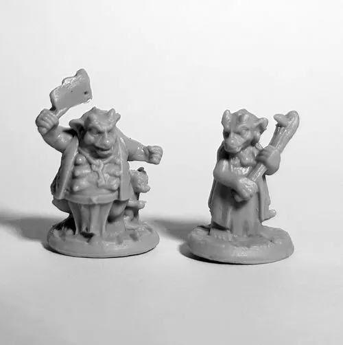 2 x KOBOLD BUTCHER & AID  - BONES 4 REAPER figurine miniature rpg jdr 44000