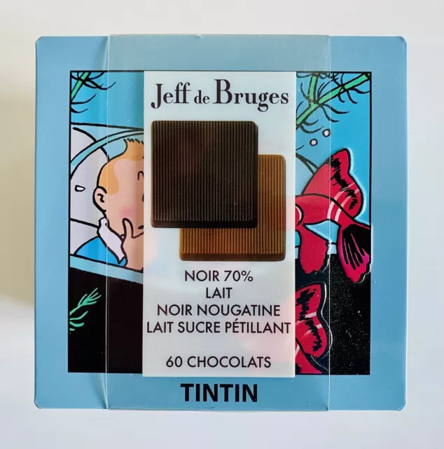 Boite vide chocolat JEFF de BRUGES Belgique vintage design art