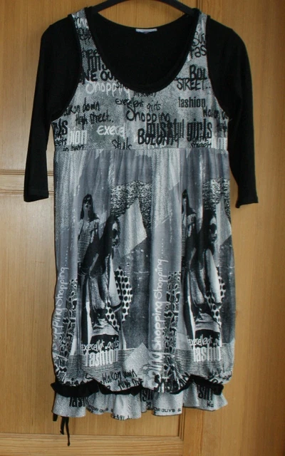Robe Noire Patrice Breal - Modèle Robacaro, Taille 38, Polyester - Neuf Avec étiquettes (étiqueté 55€)
