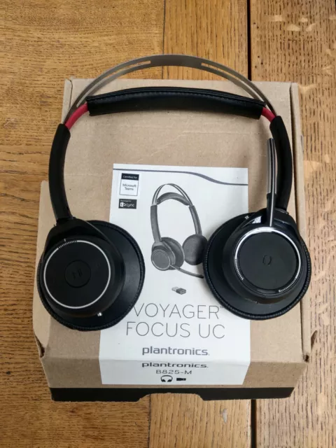 micro casque stéréo Poly Voyager Focus UC USB sans fil pc mac smartphone