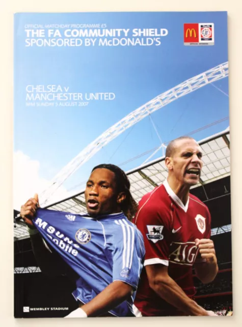 2007 FA COMMUNITY SHIELD CHELSEA v MANCHESTER UNITED 5/8/2007 (Ref 3219)