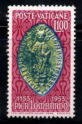 Vatikanstadt 1853 Sass. 173 Postfrisch 100% 100 Lire, Pier Lombardo.-.