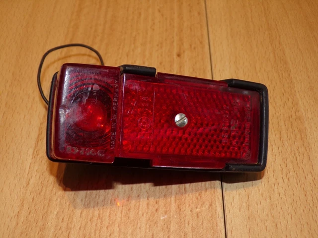 Feu Arrière Vélo Vintage Allemand Bumm 339 – Rouge, Occasion (Rücklicht)