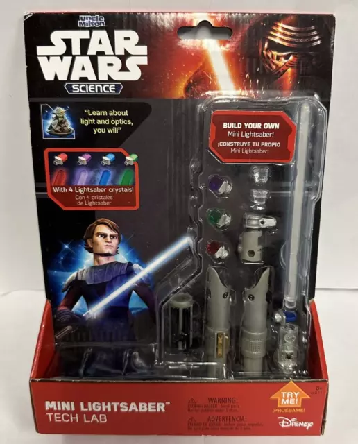 STAR WARS MINI LIGHTSABER TECH LAB Build Anakin/Darth Vader Lightsaber Lights Up