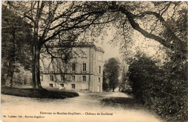 CPA AK Env. de MOULINS-ENGILBERT - Chateau de Saulieres (518384)