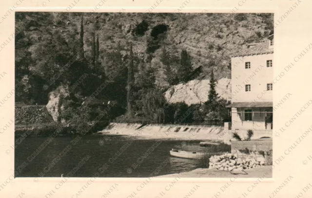 CROATIA 1941 Dubrovnik Ragusa Omblo docking pier Photo postcard