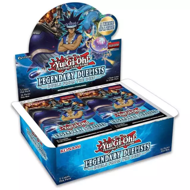 YuGiOh Legendary Duelists Duels From the Deep Booster Box of 36 Packs : 1st Ed