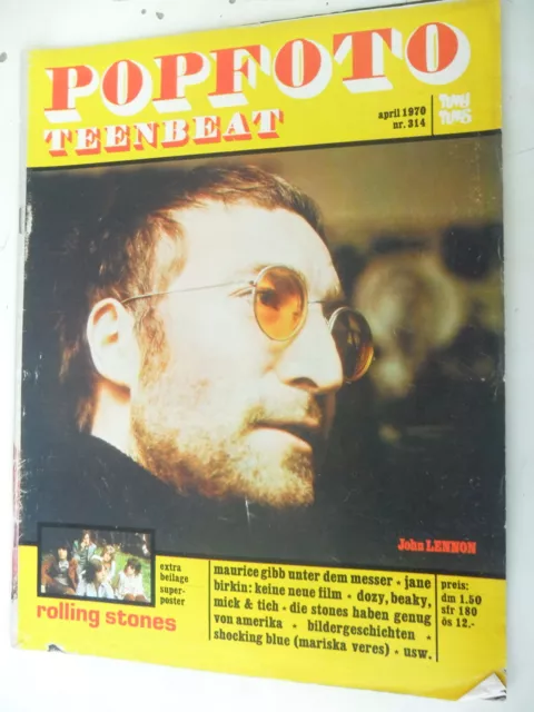 1 x Magazin - Popfoto Teenbeat  - April  - seltenes Fotomagazin  -Z. gut