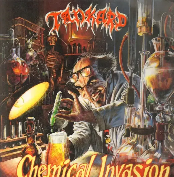 Tankard Chemical Invasion NEAR MINT Noise International Vinyl LP