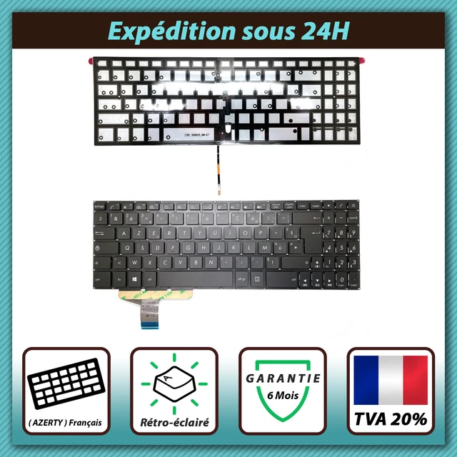 Clavier AZERTY De Remplacement Pour ASUS X405UA/X405UQ/X405UR – Neuf, Clé Française