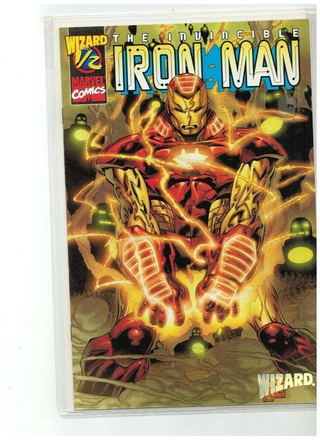 Invincible Iron Man Wizard 1/2 Comic Book 9.4 Nm 1999
