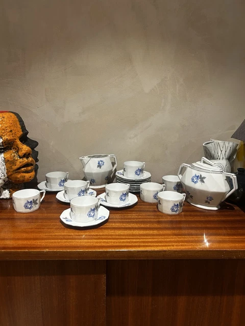 Service à Café/thé Epiag Czechoslovakia - Début XXe, Porcelaine Blanche
