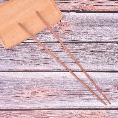42 cm palillos chinos japoneses extra largos de madera para freír olla caliente para cocinar YB