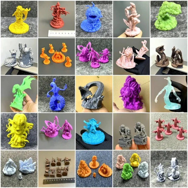 Different Cthulhu Wars Board Game Miniatures Mythos Horror Cultists Prist Minis