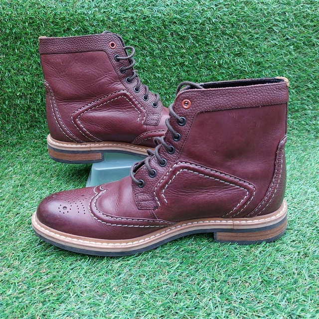 clarks brogue boots