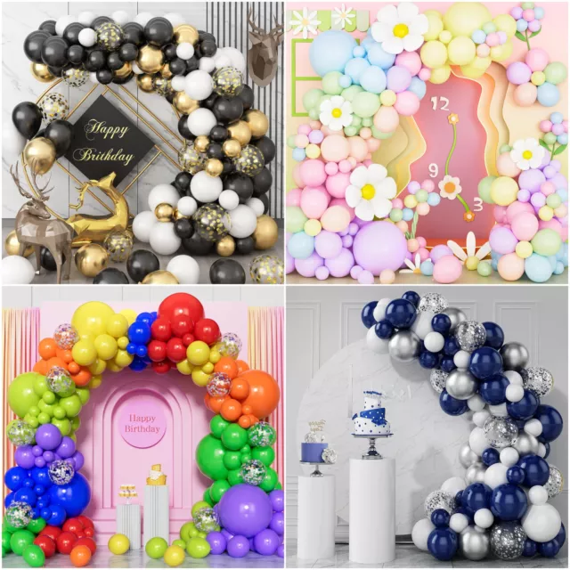 Balloon Arch Kit +Balloons Garland Birthday Wedding Party Baby Shower Decor UK 2