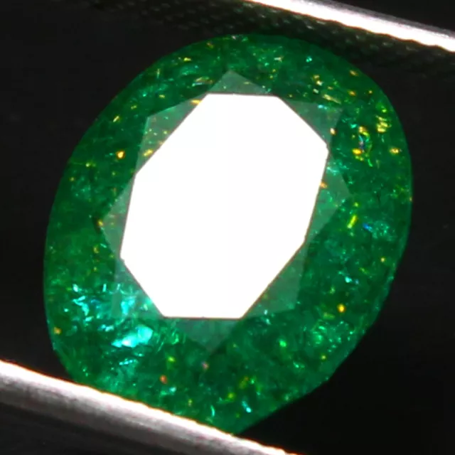 Non Scaldato 9.00 CT Naturale Muzo Colombiano Verde Smeraldo Certificato Gemme 3