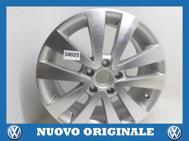 Cerchio In Lega Alloy Wheel Rim 7J X17 H2 Et54 5/112 Originale Vw Golf 6