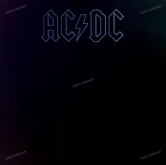 AC/DC - Back In Black CAN LP 1980 (VG/VG-) Atlantic XSD16018 ´