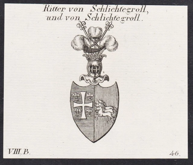 Aquarelle Originale 1880 – Duc Ernst Le Fer, Armoiries, Généalogie, Pièce Unique