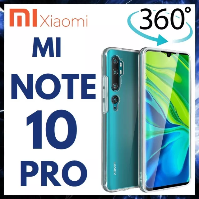 COQUE PROTECTION 360 INTEGRALE Pour XIAOMI MI NOTE 10 PRO ETUI HOUSSE SILICONE