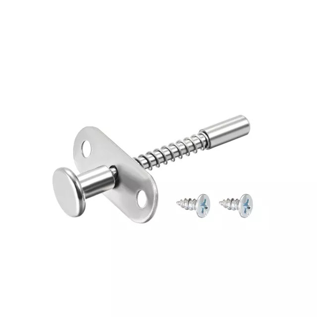 Plunger Latches Spring-loaded Stainless Steel 7mm Dia Head 6mm Dia Spring