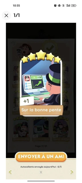LA BOHÈME / Carte Monopoly Go / 5 Étoiles ⭐️ EUR 4,45 - FR