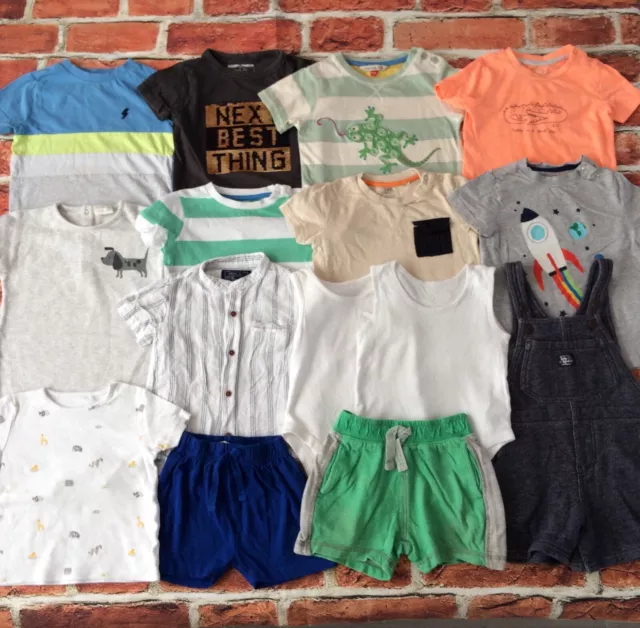 Baby Boys 12-18 Months Clothes Bundle T-shirts Shorts Swim Bottom Next H&M TU et