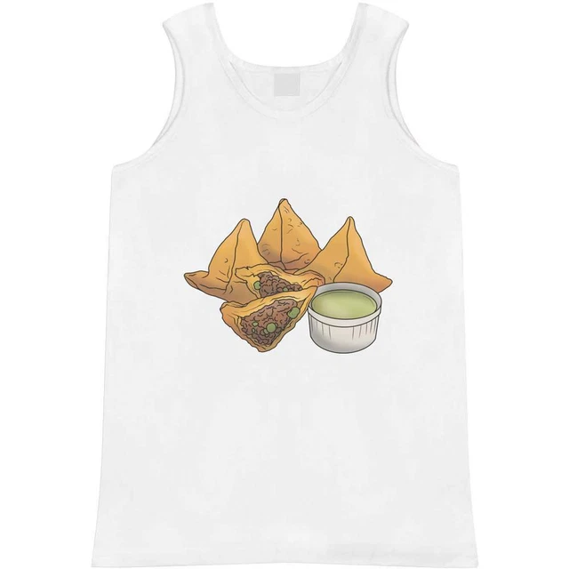 'Samosas And Dip' Adult Vest / Tank Top (AV038691)