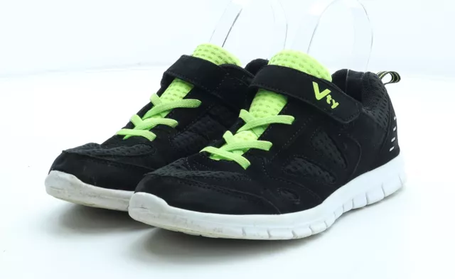 Vty Womens Black Colourblock Polyester Trainer UK EU