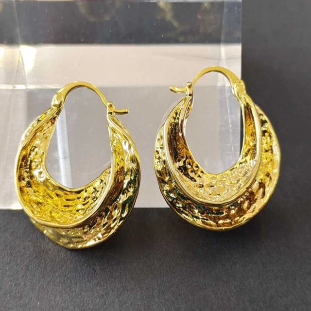 Bohemian style Gold plating Baroque Earrings Women Gift Halloween Freshwater
