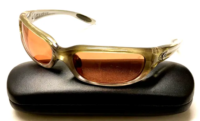ZEAL OPTICS RUSH Green Plastic Rectangular Wrap Polarized Sunglasses
