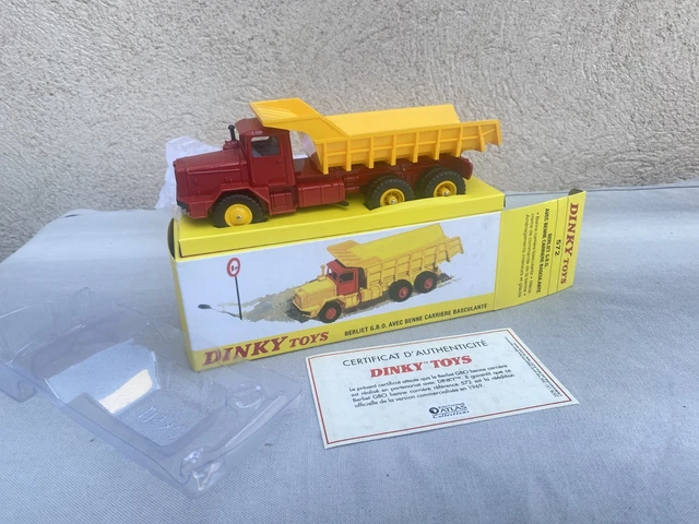 BERLIET GBO avec Benne Carriere Basculante DINKY TOYS ATLAS réf 572 1/43